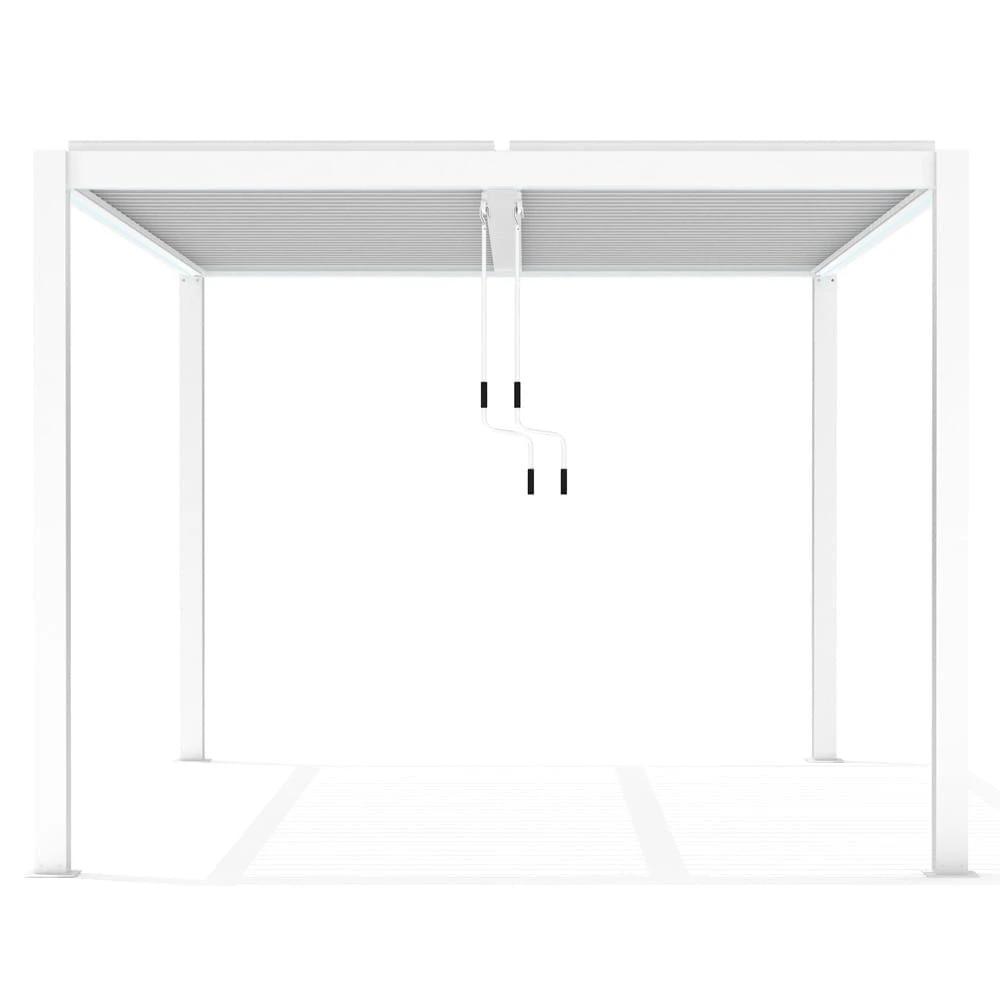 Pergola ogrodowa z regulacją dachu