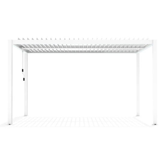 Biała pergola ogrodowa 3m x 4m Velaro