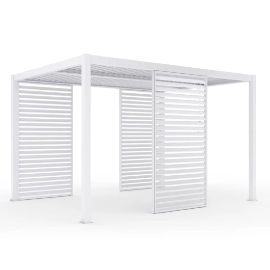 Biała pergola ogrodowa 3m x 4m Velaro