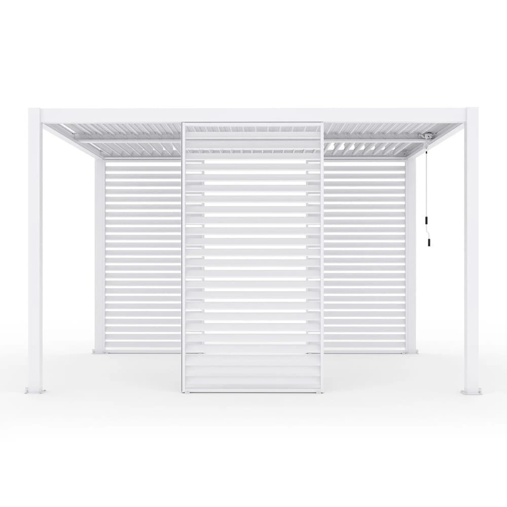 Pergola ogrodowa z regulacją dachu