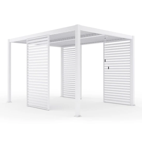 Biała pergola ogrodowa 3m x 4m Velaro