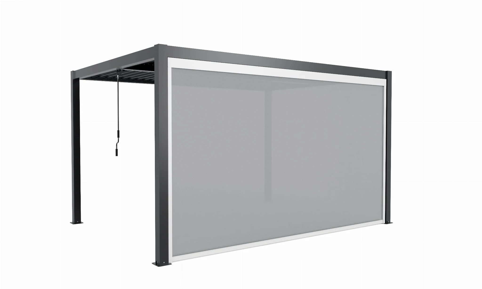 Pergola ogrodowa z regulacją dachu