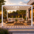Biała pergola ogrodowa 3m x 4m Velaro