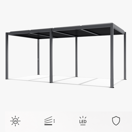 Ogrodowa pergola 5,8 x 3 x 2,3 m aluminiowa VELARO czarna, manualny dach, oświetlenie LED.png