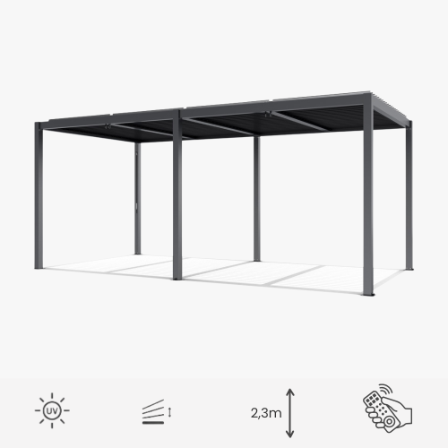 Ogrodowa pergola 7,8 x 4 x 2,3 m aluminiowa VELARO czarna, elektryczny dach, oświetlenie LED.png