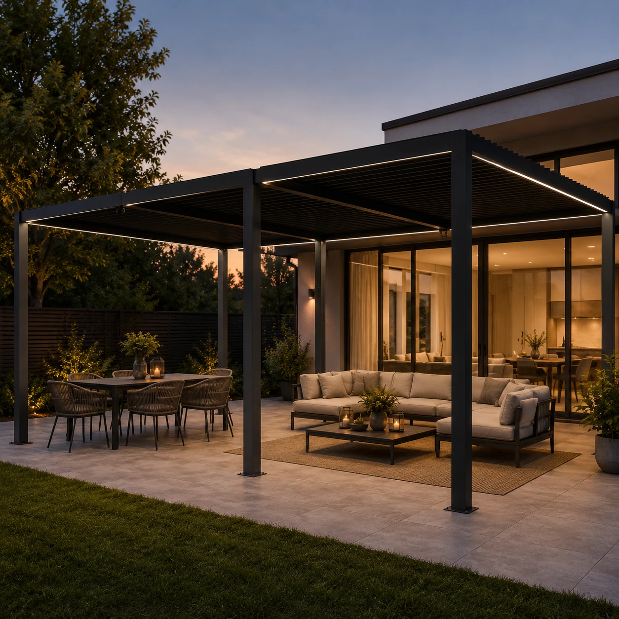 pergola ogrodowa aluminiowa