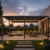 Ogrodowa pergola 5,8 x 4 x 2,3m aluminiowa VELARO czarna, manualny dach, oświetlenie LED
