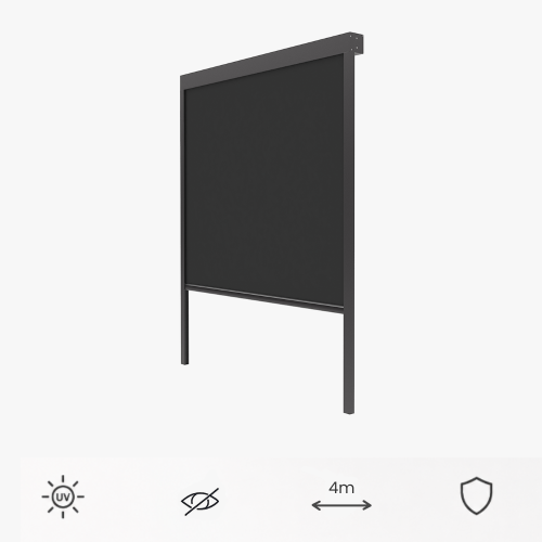 Markiza do pergoli  VELARO, elektryczna, czarna 370x218cm.png