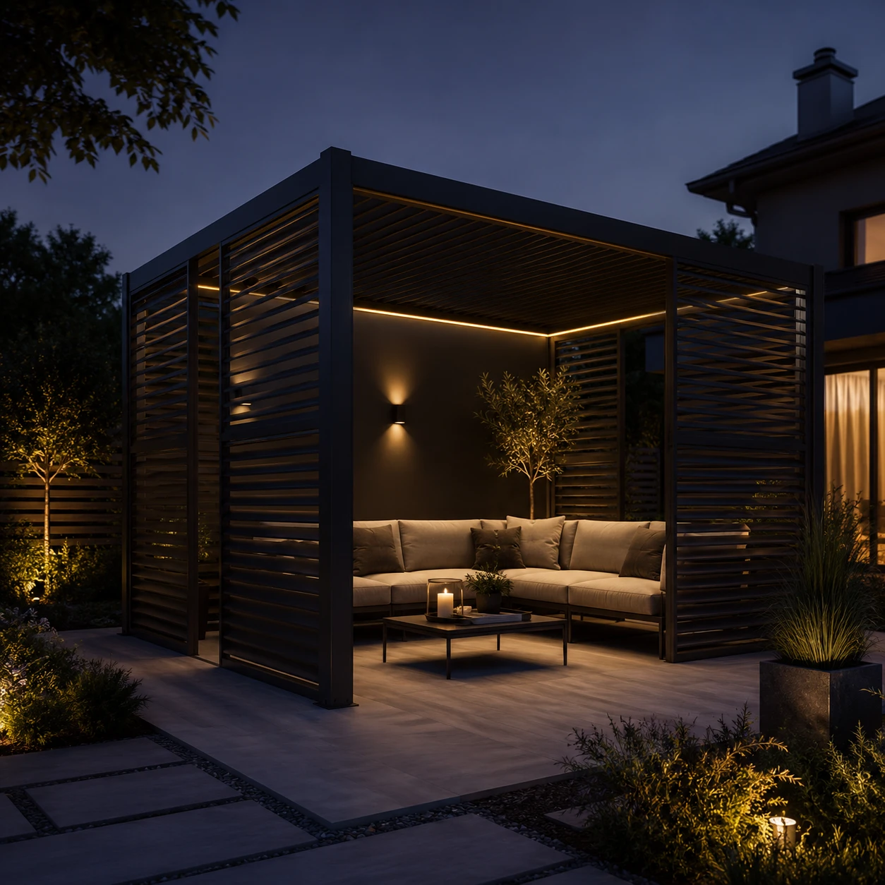 pergola ogrodowa aluminiowa