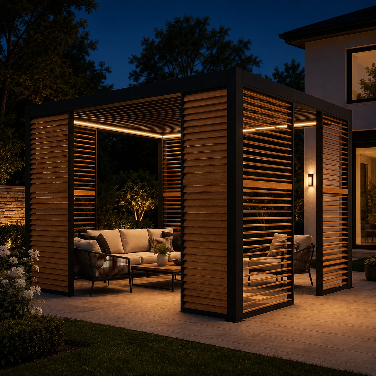 pergola ogrodowa aluminiowa